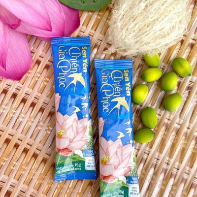 Sữa sen yến Thiên Gia Phúc 150g 10 gói (Hộp cứng)