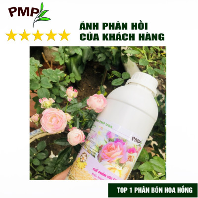 Combo 2 Chai Phân SOYMIC PMP Siêu Phân Bón Ủ Vi Sinh Từ Đậu Nành, Trứng, Chuối, Vi Lượng Cho Hoa Hồng, Rau Sạch