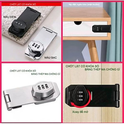 1 KHÓA 3 CHỮ SỐ BẢO MẬT KHẨU CAO AN TOÀN CHẤT LƯỢNG CHO MỌI GIA ĐÌNH