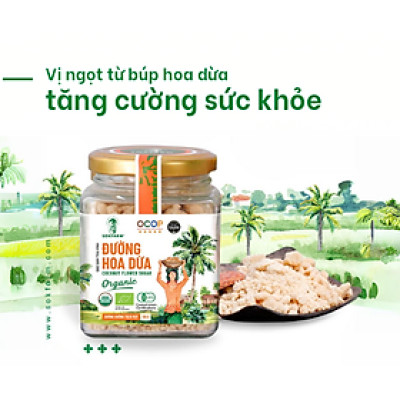 Đường hoa dừa Sokfarm - Chỉ số đường huyết thấp, dùng được cho người tiểu đường type 2, không tăng cân, không tăng đường huyết