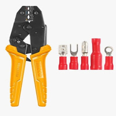 Kềm bấm cos dây điện 0.5-6mm2 ingco HRCPJ0506