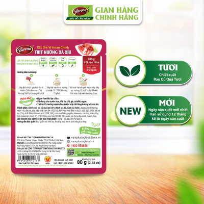 Xốt Gia Vị Hoàn Chỉnh BARONA - Thịt Nướng Xá Xíu 80g