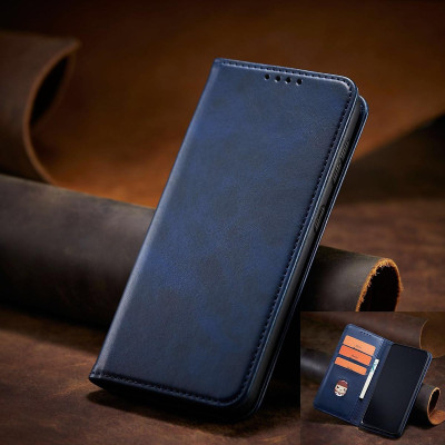 Bao da dạng ví dành cho Samsung Galaxy A70 A70s kiểu dáng sang trọng thời trang, ngăn đựng thẻ tiện lợi, bảo vệ điện thoại toàn diện - Hàng chính hãng
