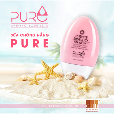 Sữa Chống Nắng Pure Sunblock Essence Phù Hợp Với Mọi Loại Da