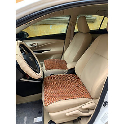 Đệm Lót Ghế Xe Ô Tô Hạt Gỗ Hương ( hình thật )