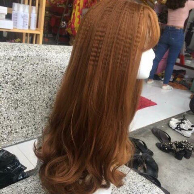 Tóc giả cao cấp- tặng lưới chùm toc- hình thật