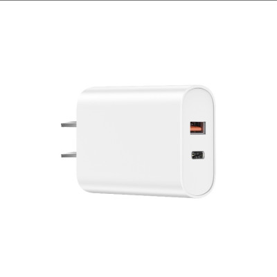 Bộ củ cáp sạc Wiwu Quick 2 in 1 Wi-U002 Type-C to Iphone cho điện thoại thông minh, sạc nhanh 20W, có chip thông minh bảo vệ an toàn sạc - Hàng chính hãng