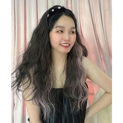 cài băng đô tóc giả xù line có thể tháo rời cao cấp light đủ màu