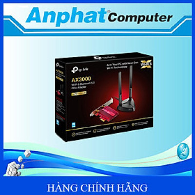 Card mạng không dây TP-Link Archer TX3000E (PCI-Express Wi-Fi 6 và Bluetooth 5.0) - Hàng Chính Hãng