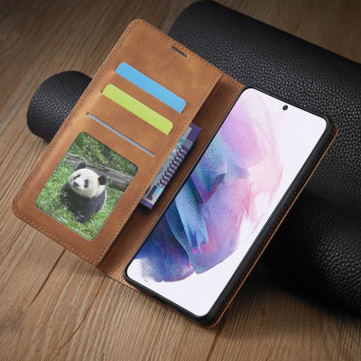 Bao Da Bò Non Dành Cho SamSung Galaxy S23 Ultra Chính Hãng Forwenw Có Ngăn Đựng Tiền và Thẻ - Hàng Nhập Khẩu