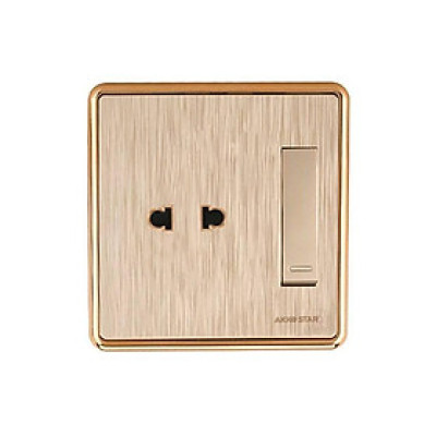 CÔNG TẮC ĐƠN HAI LỖ  05087 AKKO STAR   - HÀNG CHÍNH HÃNG