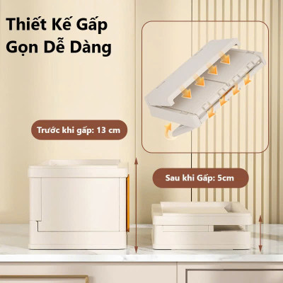 Hộp Nhựa Đựng Đồ Đa Năng Có Nắp Đậy Cao Cấp Có Thể Tháo Lắp Tiết Kiệm Không Gian