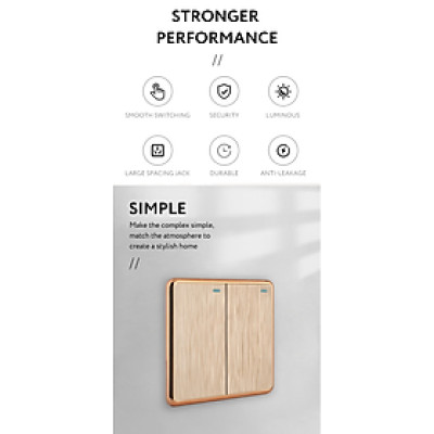 CÔNG TẮC ĐÔI 2 CHIỀU 04032D AKKO STAR   - HÀNG CHÍNH HÃNG