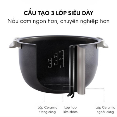 Nồi cơm điện tử Zojirushi 1L NS-ZAQ10-WZ, công suất 610W, sản xuất tại Nhật Bản, bảo hành 3 năm|HÀNG CHÍNH HÃNG