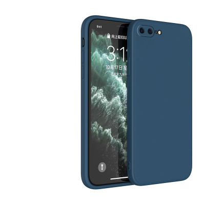 Ốp lưng silicon case cho iPhone 7 Plus , 8 Plus chống bám bẩn mặt lưng siêu mềm mịn, có gờ bảo vệ camera - hàng nhập khẩu
