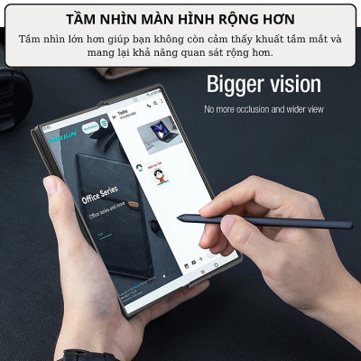 Bao Da Chống Sốc Nillkin Qin Pro Cho Samsung Galaxy Z Fold 6 Bảo Vệ Hoàn Hảo, Thiết Kế Đẳng Cấp - Hàng Nhập Khẩu