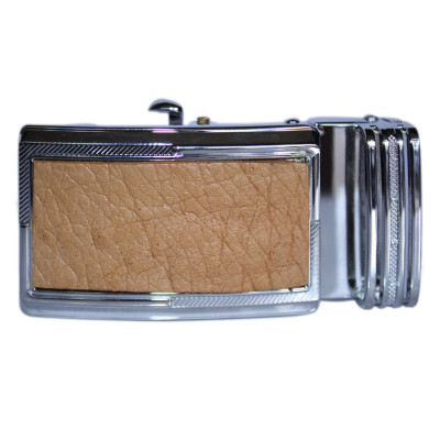 HJ9417-18-19-20 - Đầu khóa da đà điểu Huy Hoàng da hột 3,5 phân đầu trắng màu đen, nâu đất, vàng bò, nâu đỏ