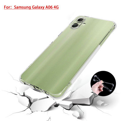 Ốp lưng dẻo cho Samsung Galaxy A06 trong suốt bảo vệ Camera - Hàng nhập khẩu