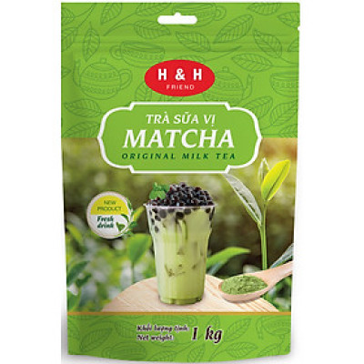 Trà sữa vị matcha H&H Friend túi 1kg