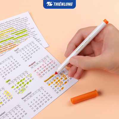 Bút lông màu Fiber Pen 36 màu Thiên Long Colokit rửa được tiêu chuẩn Châu Âu an toàn sử dụng tô màu, vẽ tranh SWM-C006