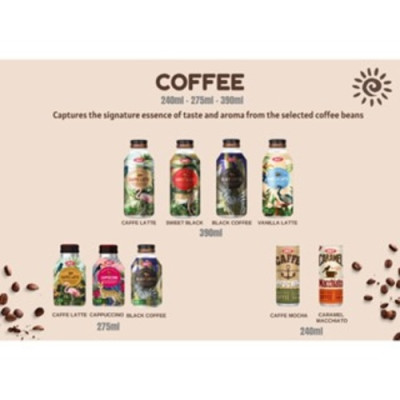 Cà phê đen OKF Hàn Quốc 275ML Không đường Brazil Arabica beans