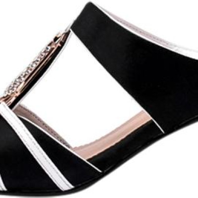 Dép Nữ Cao Gót Huy Hoàng HT7047 - Đen