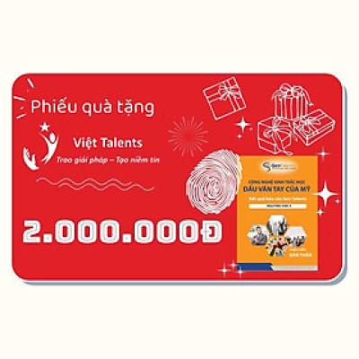 Phiếu Quà Tặng Việt Talents 2.000.000đ