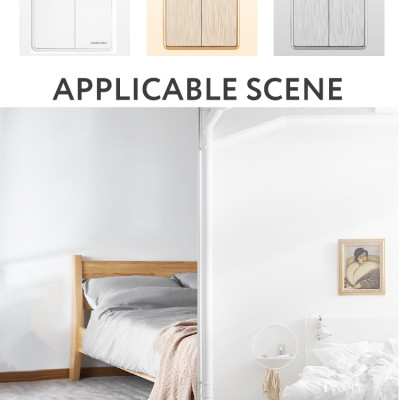 CÔNG TẮC ĐÔI 2 CHIỀU 04032D AKKO STAR   - HÀNG CHÍNH HÃNG