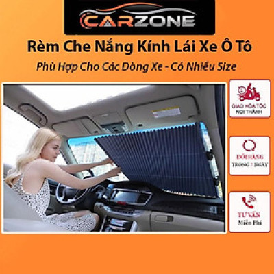 Rèm Che Nắng Kính Lái Ô Tô Kính Trước Tráng Nhôm Cách Nhiệt - Chống Nóng Hiệu QuảCARZONE.TOP