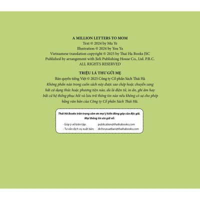 Sách - Triệu Lá Thư Gửi Mẹ - Bìa Cứng