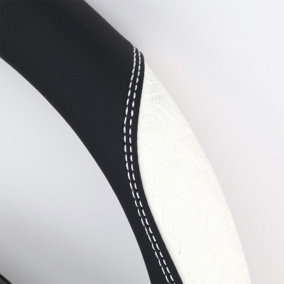 Bọc Vô Lăng CIND 8292 Size M Màu Đen Trắng