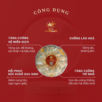 Tổ Yến Sào Tinh Chế hộp 100gr (Tổ Yến làm sạch/Tổ Yến Sạch chế biến từ Tổ Yến Thô) Yến Sào An Khang