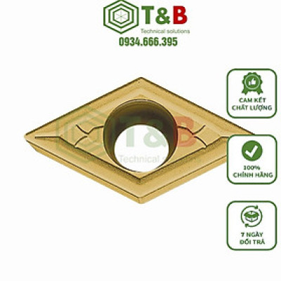 Mảnh dao tiện lỗ phủ Cermet phủ PVD Hãng Kyocera Model DCGT11T302ER-U PV720