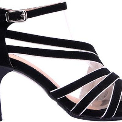 Giày Sandal Nữ Cao Gót Huy Hoàng HT7061 - Đen