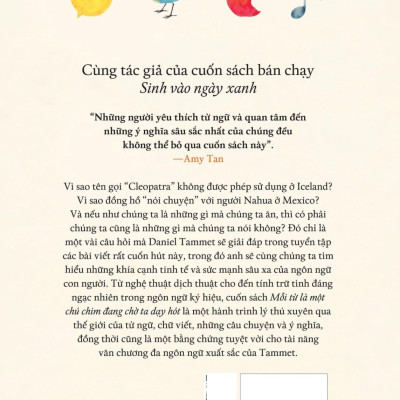 Sách - Mỗi Từ Là Một Chú Chim Đang Chờ Ta Dạy Hót