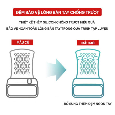 Găng tay tập Gym kết hợp quấn cổ tay chống chai tay GoodFit GF207G