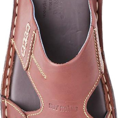 Dép Nam Quai Ngang Huy Hoàng HT7136 - Nâu