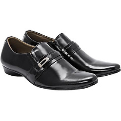 Giày Tây Nam Huy Hoàng HT7105 - Đen