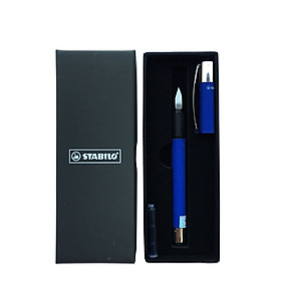 Bút máy STABILO BeCrazy "Magic ink" + tuýp ruột xanh (FP-G) - Hình trượt tuyết