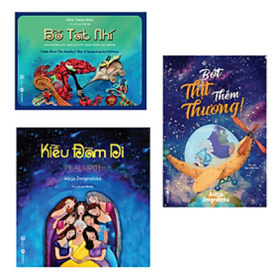 Bộ 3 cuốn Con đường giác ngộ của Đức Phật dành cho trẻ em