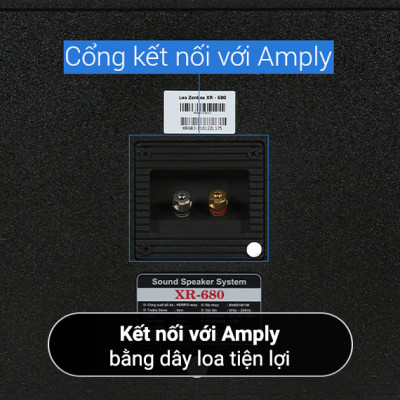 Dàn Karaoke gia đình Loa Zenbos XR-680 400W/Loa Bass 25 cm, 3 đường tiếng và Amply Bluetooth Công Suất Lớn 800W Zenbos LX-6800, 12 Sò Đại (Hàng Chính Hãng)