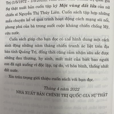 Một vùng Đất lửa (Tập ký)