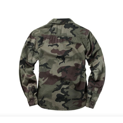 Áo sơ mi kaki dài tay chiến thuật