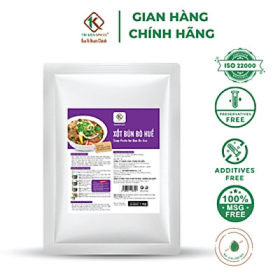 Xốt Bún Bò Huế HiXOT Túi 1KG, cho kênh HORECA, nấu 35-40 tô