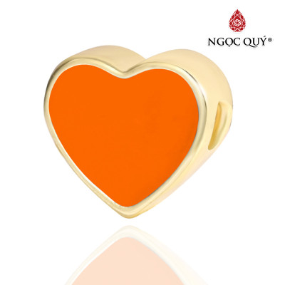 Charm hợp kim hình trái tim - Ngọc Quý Gemstones