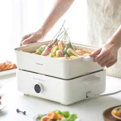 Nồi lẩu đa năng Locknlock EJP154IVY (4.5 Lít - 1500W) - Hàng Chính Hãng