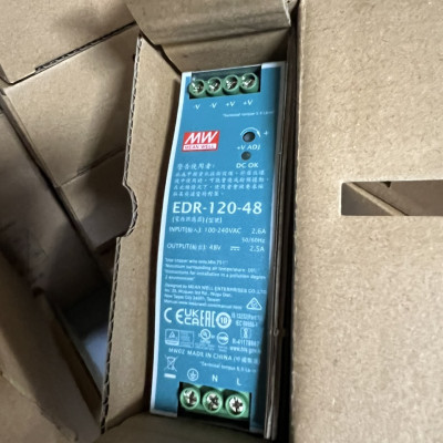 Nguồn DIN Rail EDR-120-48 Meanwell (120W 48V 2.5A) Hàng chính hãng