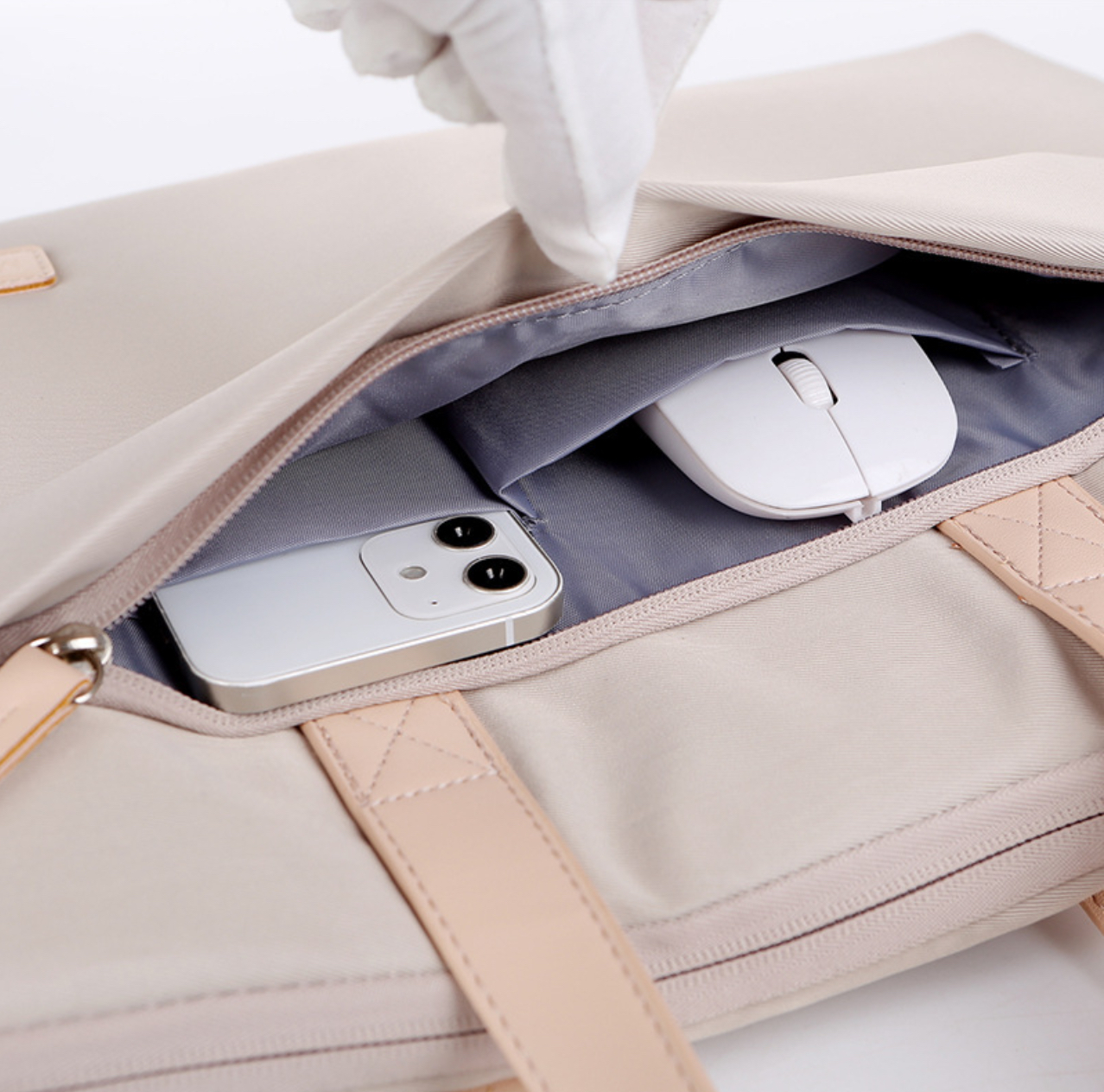 Túi chống sốc cặp xách chống sốc cho máy tính, laptop, surface, cặp công sở nam nữ có dây đeo vai - Hàng chính hãng