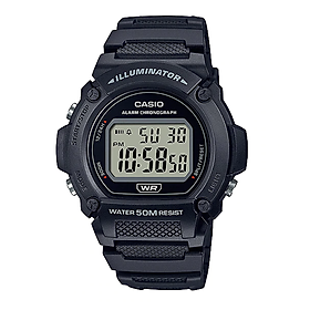 Đồng Hồ Nam Dây Nhựa Casio Standard W-219H-1AVDF Chính Hãng - W-219H-1A