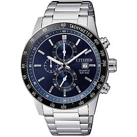 Đồng Hồ Nam Citizen Dây Thép Không Gỉ AN3600-59L - Mặt Xanh